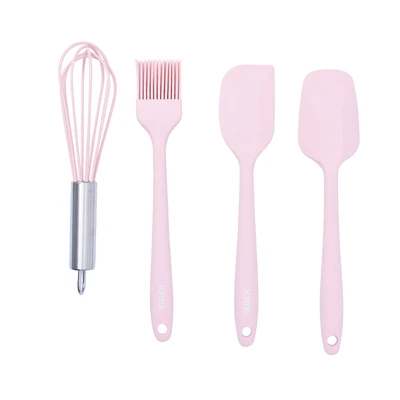 Gambar Kris Set 4 Pcs Alat Masak Kue Mini - Pink