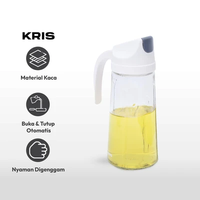 Gambar Kris 630 Ml Camy Botol Minyak - Putih