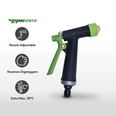 Gambar Yardsmith Kepala Selang Aluminium Adjustable - Hijau