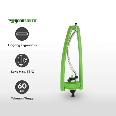 Gambar Yardsmith Alat Penyiram Kebun Oscillating 19 Jet Lubang - Hijau