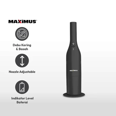 Gambar Maximus Vacuum Cleaner Wet & Dry Cordless - Hitam