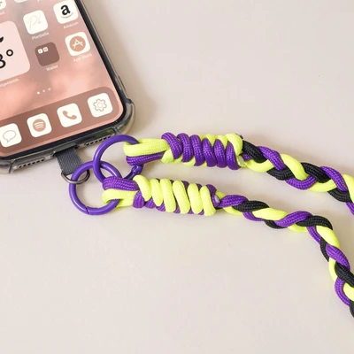 Gambar Ataru Lanyard Braided - Hijau/Ungu