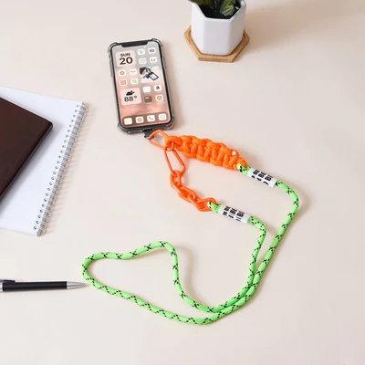 Gambar Ataru Lanyard Kombinasi - Orange/Hijau