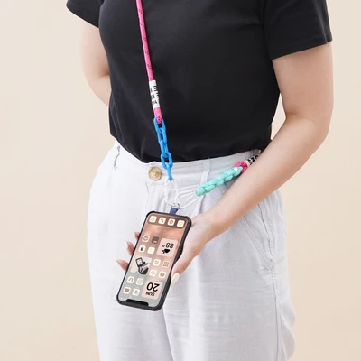 Gambar Ataru Lanyard Kombinasi - Biru/pink