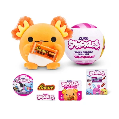 Gambar Zuru Ukuran S Set Boneka Plush Surprise Snackles 5 S1