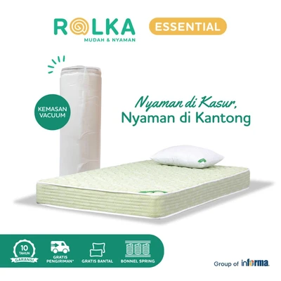 Gambar Rolka Essential 200x200x20 Cm Kasur Bonnel Springbed In Box