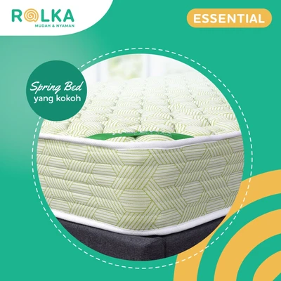 Gambar Rolka Essential 200x200x20 Cm Kasur Bonnel Springbed In Box