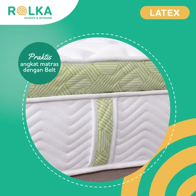 Gambar Rolka 200x200x30 Cm Kasur Latex Pocket Springbed In Box