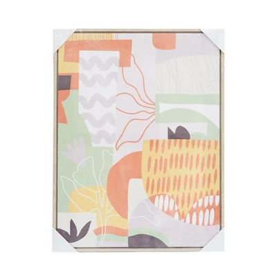 Gambar Informa Hiasan Dinding Kanvas Print Garden 45x60 cm - Mix