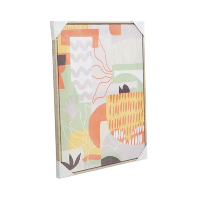 Gambar Informa Hiasan Dinding Kanvas Print Garden 45x60 cm - Mix