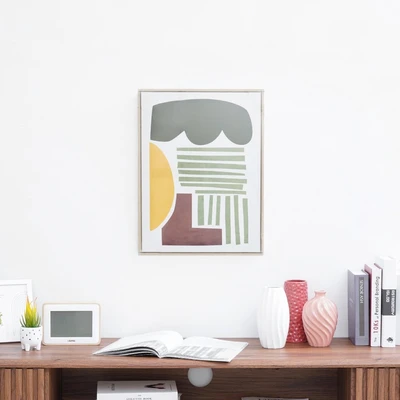 Gambar Informa Hiasan Dinding Kanvas Print Abstract 45x60 cm - Mix