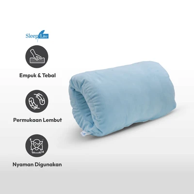 Gambar Sleeplite 40x29x18 Cm Bantal Tidur - Biru Muda