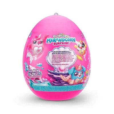 Gambar Zuru Set Boneka Plush Rainbocorns Mermaidcorn S7 Random