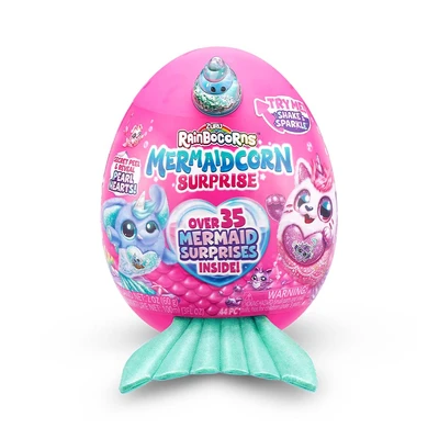 Gambar Zuru Set Boneka Plush Rainbocorns Mermaidcorn S7 Random