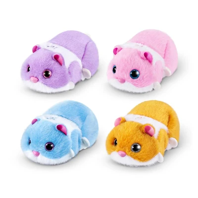 Gambar Zuru Set Boneka Plush Pets Alive Hamstermania S1 Random