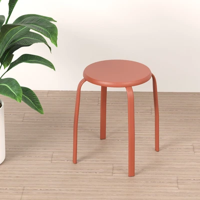 Gambar Soleil Bangku Spider Leg - Merah Terracotta