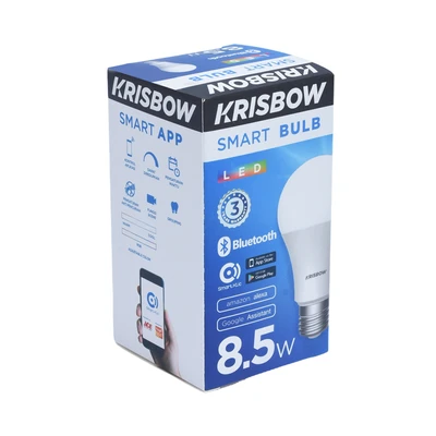 Gambar Krisbow Bohlam Smart Led Bluetooth 8.5 Watt Rgbcw