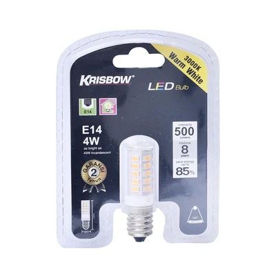 Gambar Krisbow Corn Bohlam Led 4 Watt Warm White E14 - Kuning