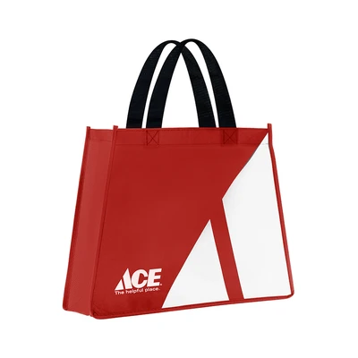 Gambar Ace Ukuran M Tas Belanja Trapezoid - Merah