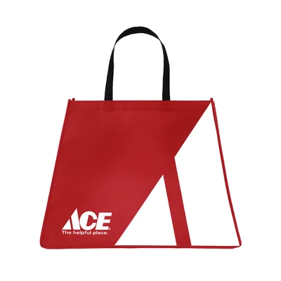 Gambar Ace Ukuran L Tas Belanja Trapezoid - Merah