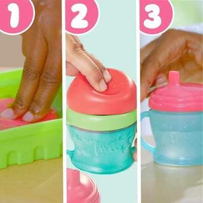 Gambar Baby Alive Boneka Bayi Fruity Sips Apple Blonde Hair