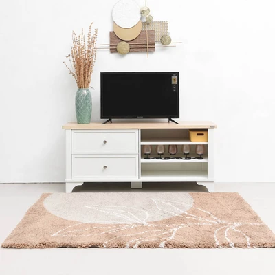 Gambar Informa Cascade Rak TV - Putih Oak