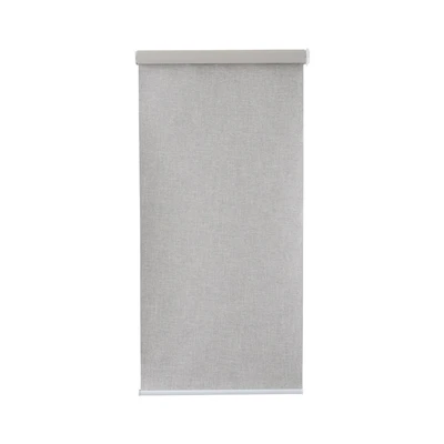 Gambar Forhom 60x185cm Roller Blind Blackout Textured - Abu-abu