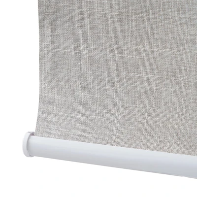 Gambar Forhom 60x185cm Roller Blind Blackout Textured - Abu-abu