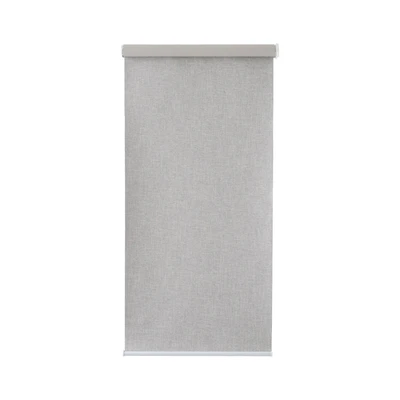 Gambar Forhom 90x200 Cm Roller Blind Blackout Textured - Abu-abu