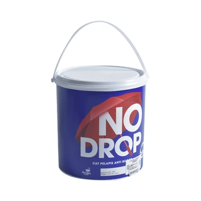 Gambar No Drop 4 Kg Cat Dinding Waterproof - Abu-abu