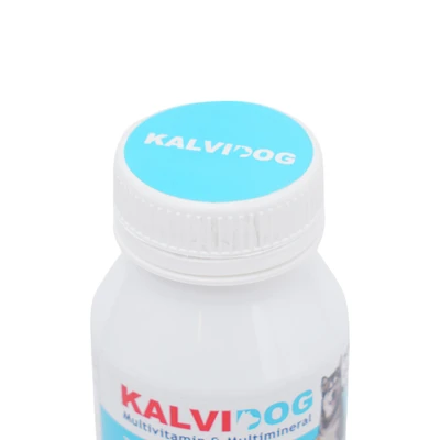 Gambar Kalvidog Suplemen Multivitamin & Multimineral Anjing 30 Tablet