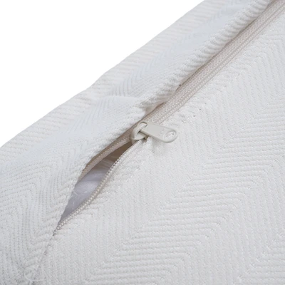 Gambar Informa Sarung Bantal Sofa Polyester Chenille Jacquard 30x50 cm - Putih Ivory