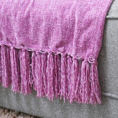 Gambar Informa 130x150 cm Selimut Throw Caitlyn - Ungu Mauve