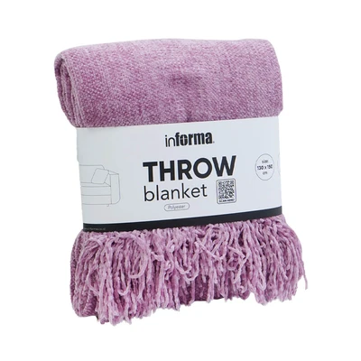 Gambar Informa 130x150 cm Selimut Throw Caitlyn - Ungu Mauve