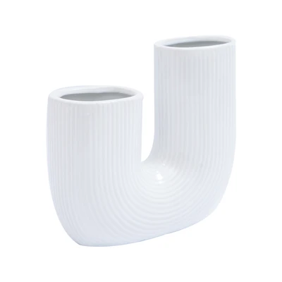 Gambar Informa 23.5x8.5x21 cm Sapporo Vas Dekorasi Big - Putih