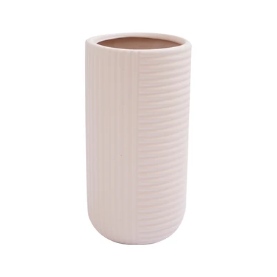 Gambar Informa Eden Vas Bunga Keramik 13x13x24.8 cm - Pink