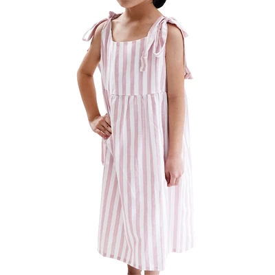 Gambar Pendopo Ukuran Dress Anak Stripe 9 Liter - Pink