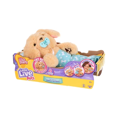 Gambar Little Live Pets Set Boneka Cozy Dozy Charlie The Puppy - Cokelat