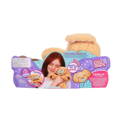 Gambar Little Live Pets Set Boneka Cozy Dozy Charlie The Puppy - Cokelat