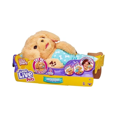Gambar Little Live Pets Set Boneka Cozy Dozy Charlie The Puppy - Cokelat