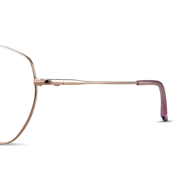 Jual Parim Eyewear Kacamata Optical Semi Hexagonal Frame - Gold Terbaru ...