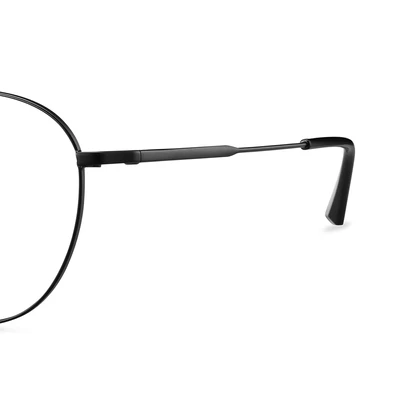 Gambar Parim Eyewear Kacamata Optical Semi Round Frame - Hitam