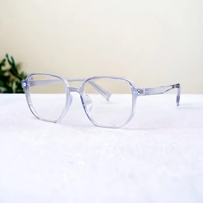 Jual Parim Eyewear Kacamata Optical Wide Square Frame - Ungu Violet ...