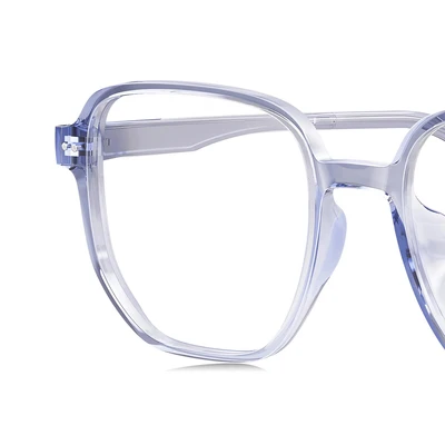 Jual Parim Eyewear Kacamata Optical Wide Square Frame - Ungu Violet ...