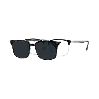 Gambar Parim Eyewear Kacamata Opticalmagnet Square Wayfarer - Abu-abu