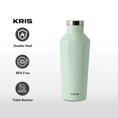 Gambar Kris 500 Ml Candy Botol Vacuum Flask - Hijau Sage