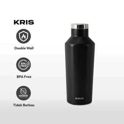 Gambar Kris 500 Ml Candy Tumbler Vacuum Flask - Hitam