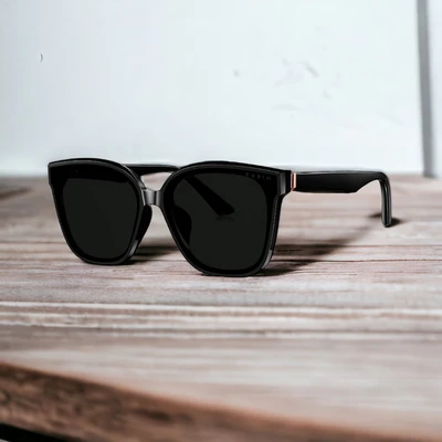 Gambar Parim Eyewear Sunnies Kacamata Sunglasses Wide - Hitam Jet