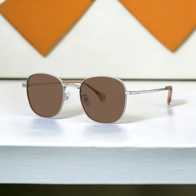 Gambar Parim Eyewear Sunnies Kacamata Sunglasses Retro Thin - Silver