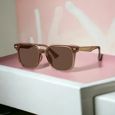 Gambar Parim Eyewear Sunnies Kacamata Sunglasses Square Thick - Cokelat